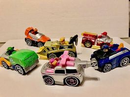 lot de 6 voitures PAT PATROUILLE PAN PATROL métal