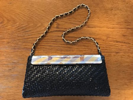 Vintage Handtasche geflochten made in Italy