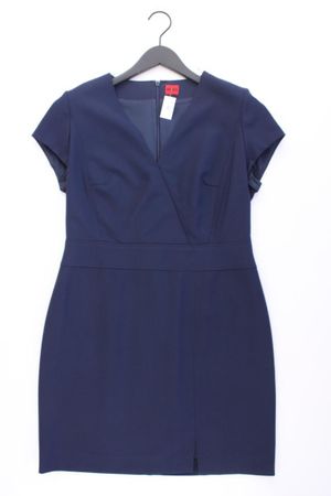 Hugo Boss Etuikleid Gr. 42 neuwertig Kurzarm blau