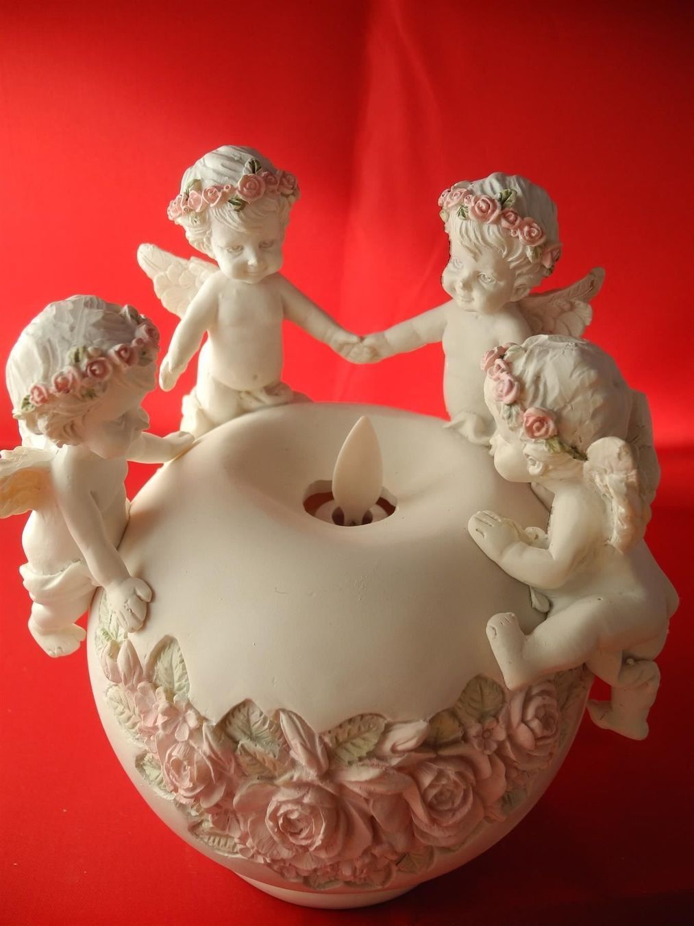 Statuette: 4 Engel auf Kugel, Nr. c28 – Nuovo e nell'imballaggio originale da Kottwil venduto da Crazyrolf 1
