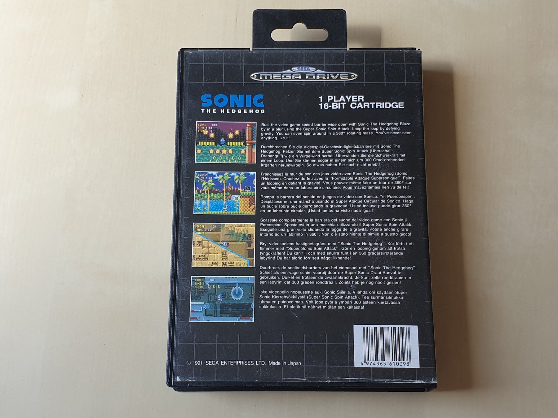 Sega Giochi: Sonic the Hedgehog – Usato da Stansstad venduto da collectorsshop 1