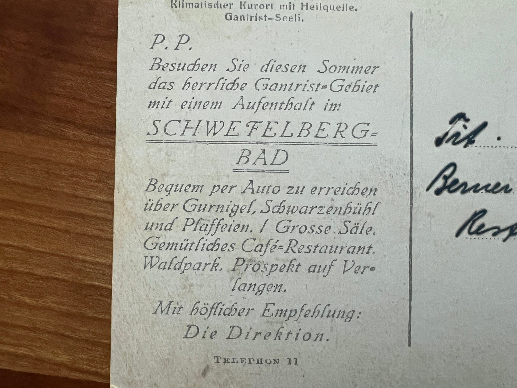Cartes postales: AK 1925 Schwefelbergbad   (G2813) – D'occasion à Hinwil par Sidi4 2