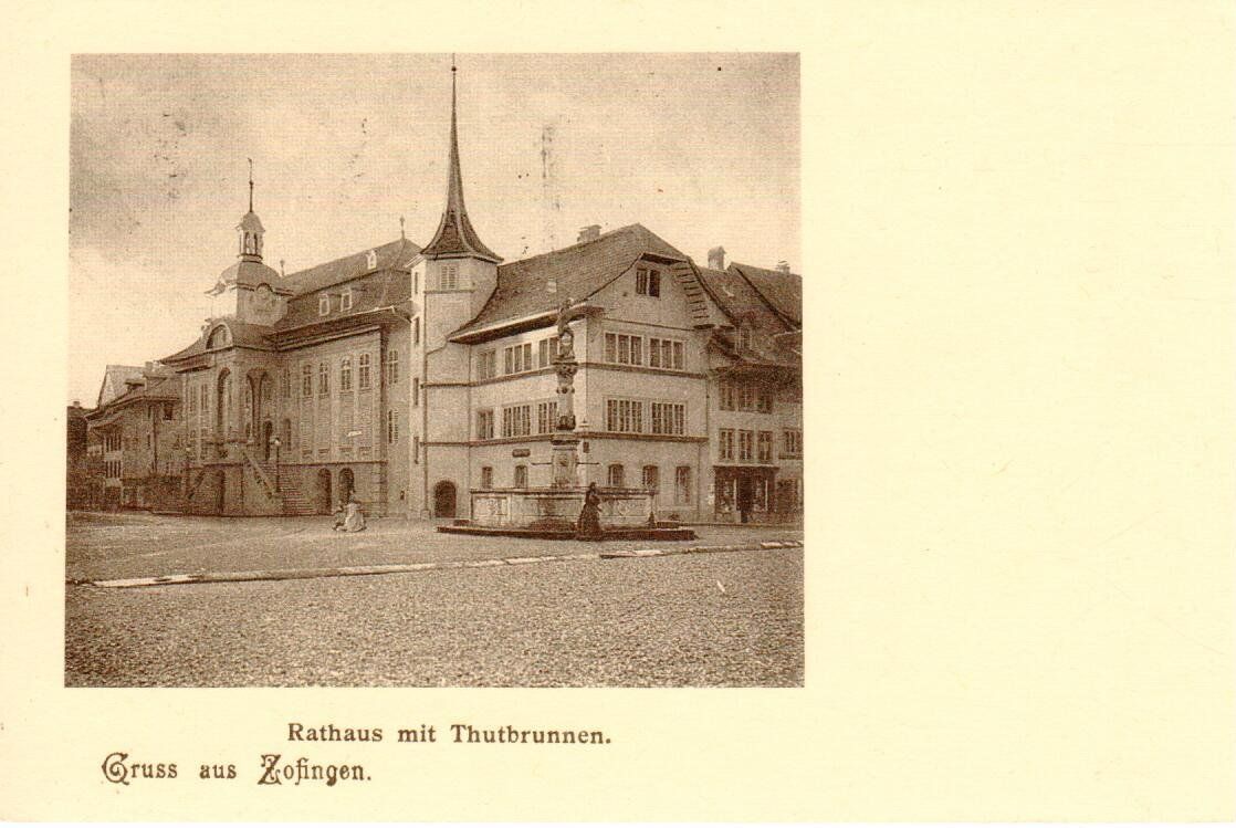 Cartoline postali: Gruss aus Zofingen – Usato da Wolhusen venduto da Curver9