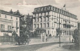 Lugano Paradiso (TI) Hotel Splendide Pferdekutsche Carrozza