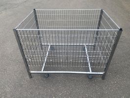Schlagertisch Verkaufstisch 120x80 cm mit Rollen stapelbar
