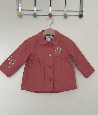 Schöne gefütterte Jacke Gr. 80 - Top Zustand