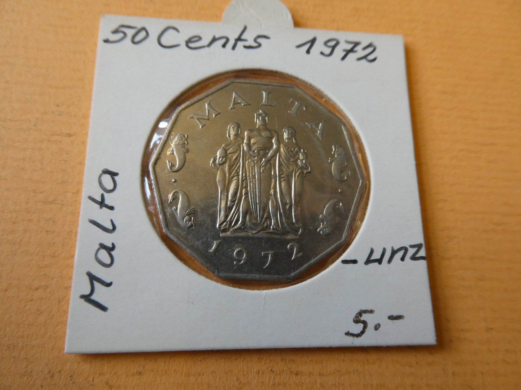 Tutti le monete: Malta 1972, 50 Cents   unz – Usato da Hinterforst venduto da Rohusri