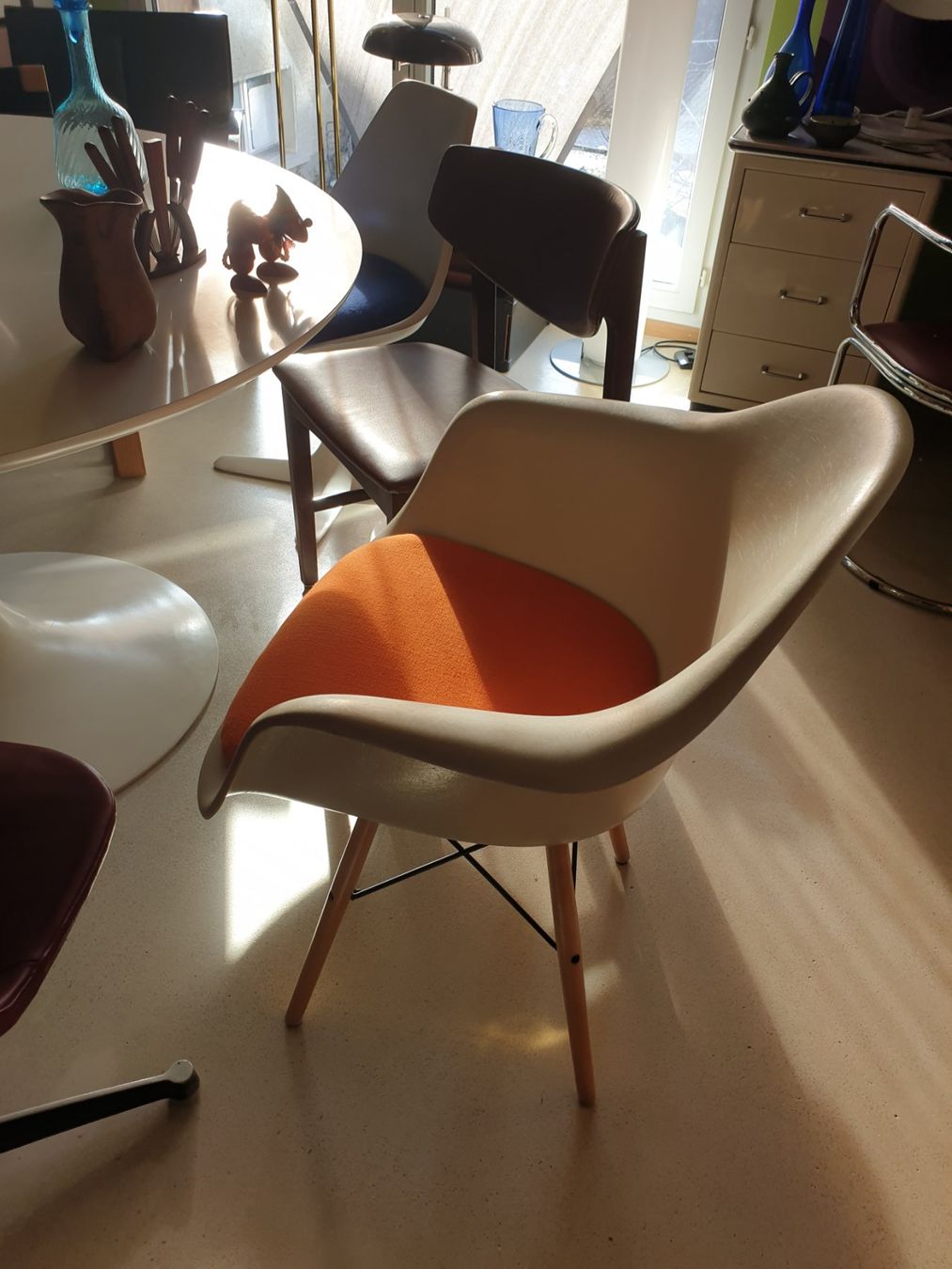Eames Poltrone: Eames Chair Fiberglas 70's – Usato da rebstein venduto da spacy73