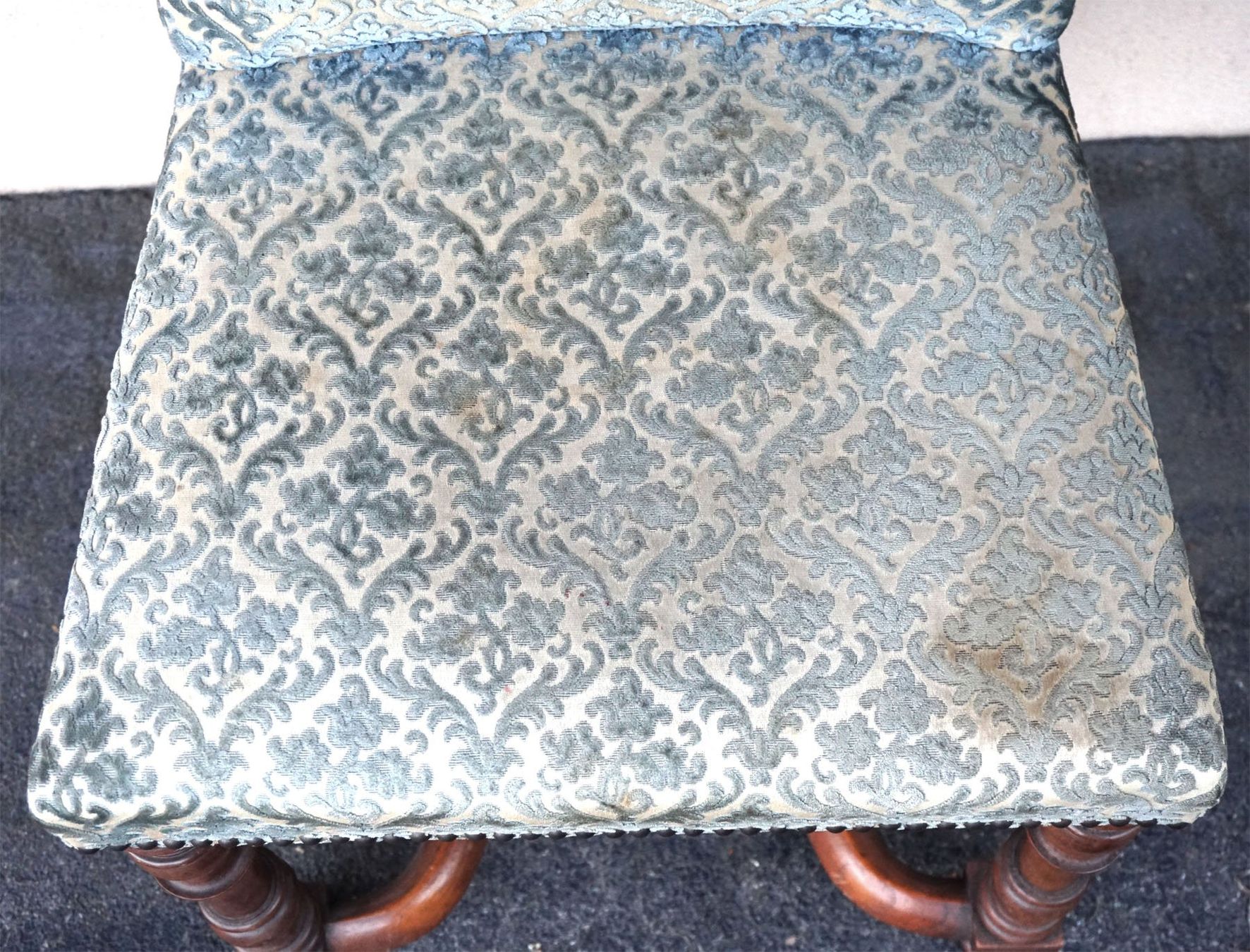 Poltrone: antiker Barock Polsterstuhl – Usato da Meggen venduto da Brockitare 8