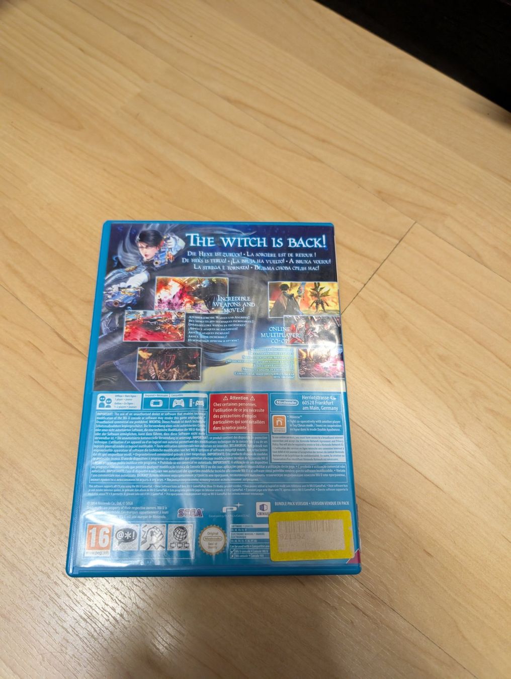 Giochi: Bayonetta 2 Nintendo Wii u – Usato da Giubiasco venduto da Ticinerd 1
