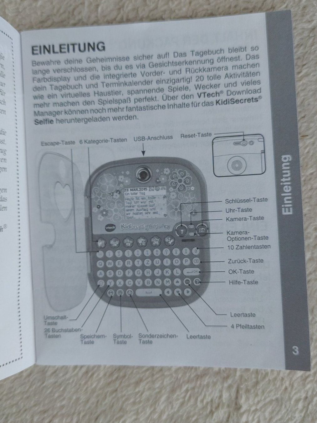 Vtech Giocattoli: Vtech Kidi elektronisches Tagebuch – Usato da Strengelbach venduto da Phorensic_30 6