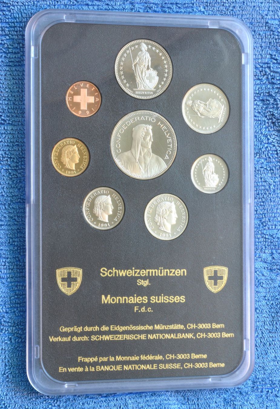 Tutti le monete: Münzsatz 1991 Stgl. – Usato da Oberglatt ZH venduto da dil_85sh 1
