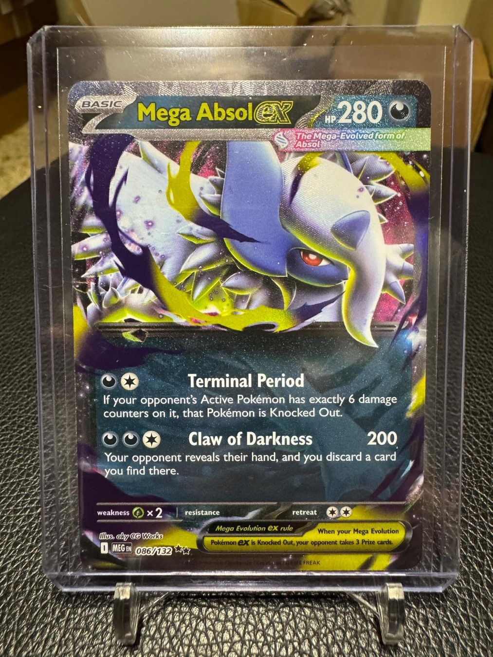 Pokémon Carte collezionabili: Mega Absol ex | Double Rare | MEG 086/132 | EN – Usato da Spreitenbach venduto da Snacky96