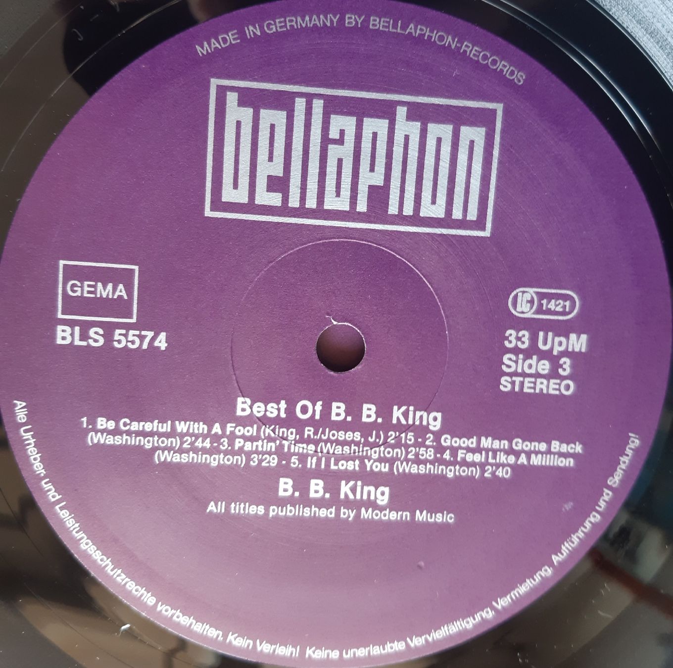 Vinyles: B.B.KING: BEST OF – D'occasion à Frick par kyb_yq8h 4