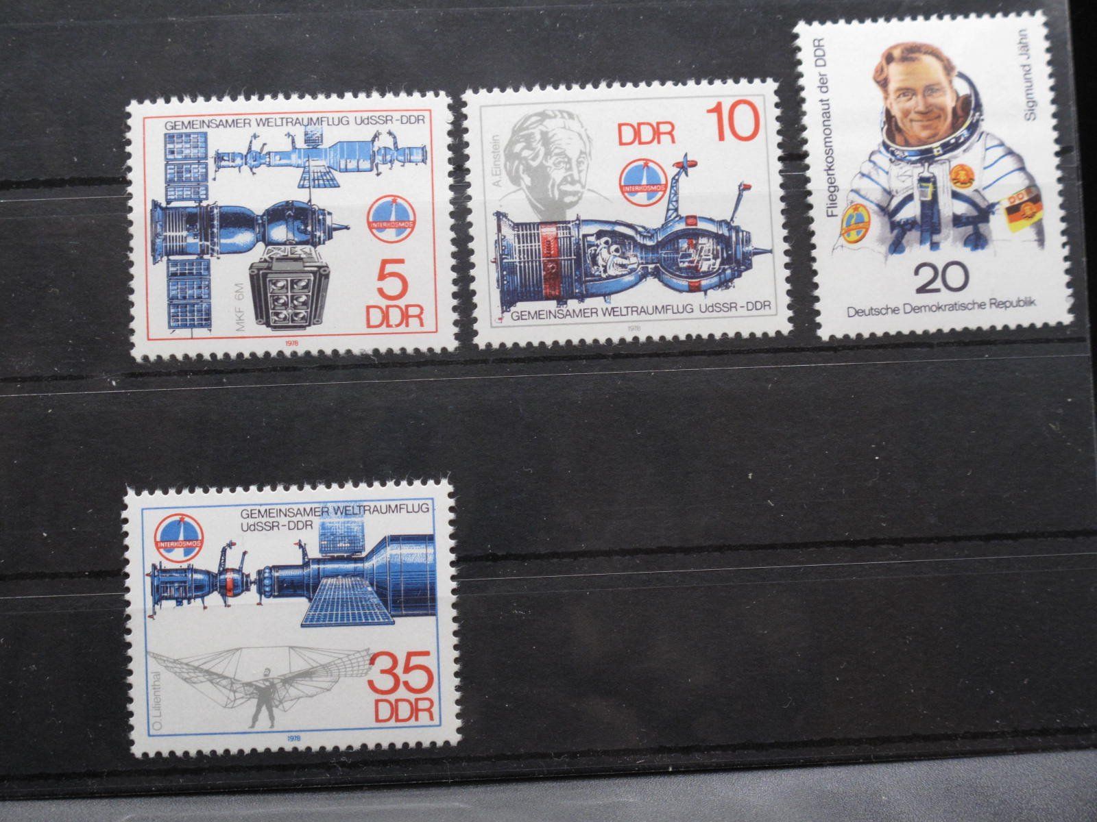 Tutti i francobolli: DDR 1978 Weltraumflug ** – Usato da Wil SG venduto da fva01