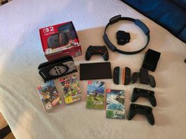 Nintendo Switch 2 + Zelda + Mario Party + Zubehör