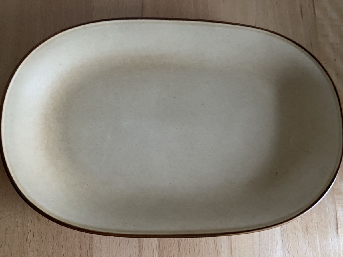Rössler Piatti di portata: Rössler Servierplatte beige-gelb Grösse 32 – Usato da Schwarzenburg venduto da Michellu 3
