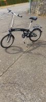 Minivelo schwarz, klappbar, gut erhalten, 20 Zoll