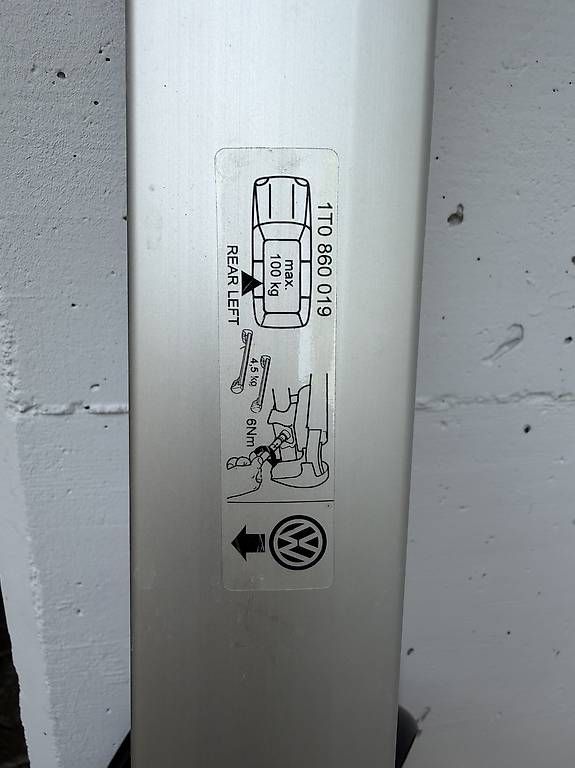 Portapacchi: Dachträger Original Touran – Usato da Auswil venduto da biklight 2