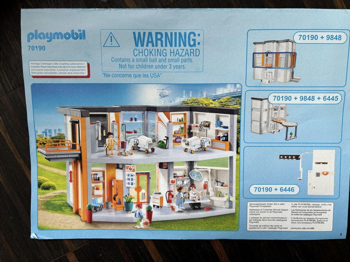 Playmobil Giocattoli: Playmobil Spital 70190 – Usato da Binningen venduto da ell_dg9p 1