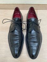 Herren Schnür-Schuh handgefertigt Gr. 42-43 schwarz