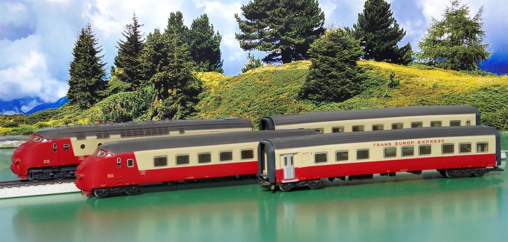 Rame RAm TEE Edelweiss SBB-CFF Roco Digital Start HO - Ep IV - Excellent état