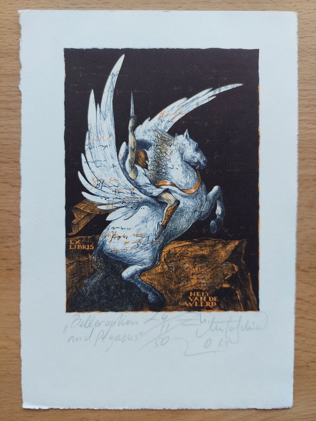 Gemälde: Exlibris Zhivko Mutafchiev - Original Radierung signiert – Gebraucht aus Obfelden von Exlibris-Art