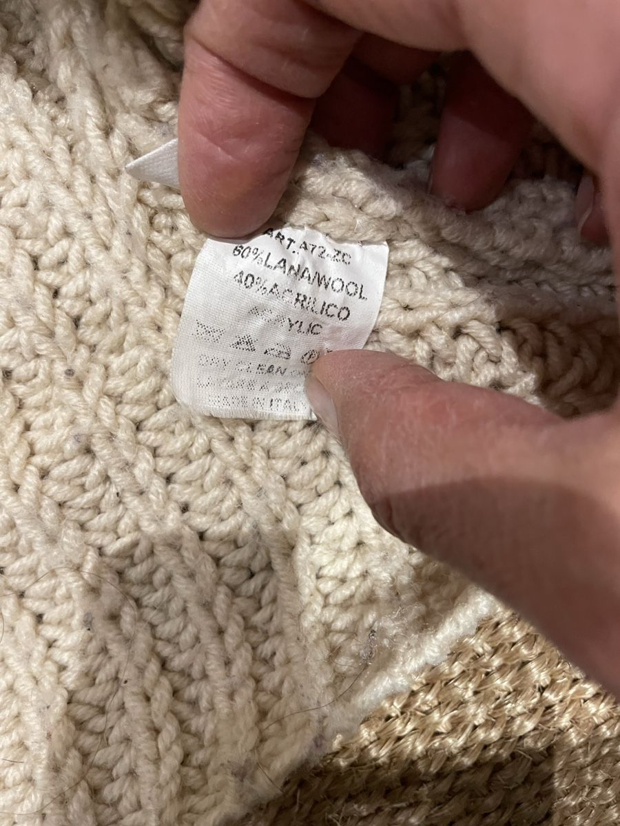 Pullover & Sweatshirts: Wolle- Schulterfreier Strickpullover Gr. 38, Beige Top! – Gebraucht aus uitikon waldegg von allesmussraus123 3