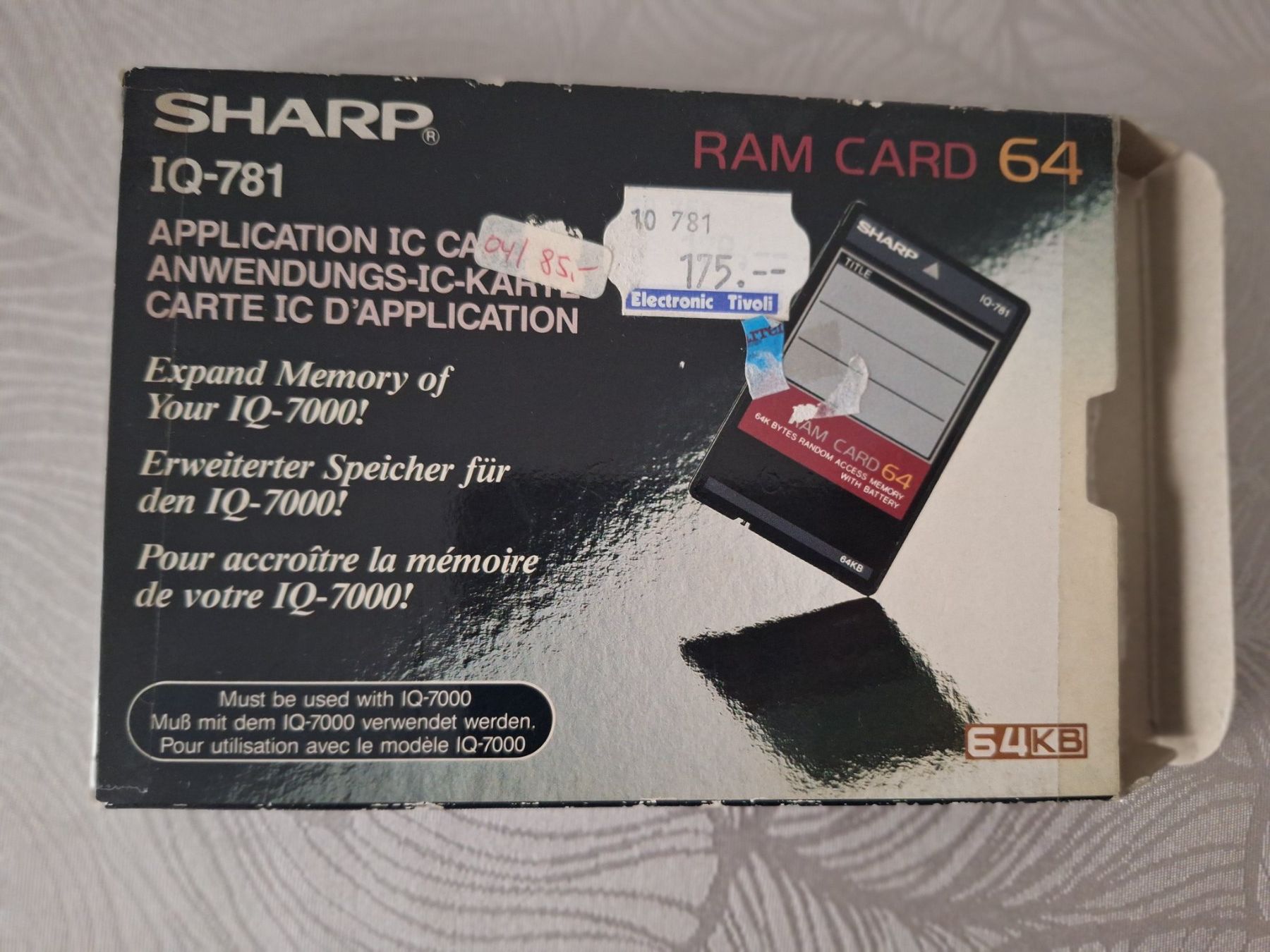 Memoria / RAM: Sharp IQ-781 Speicherkarte – Nuovo (secondo la descrizione) da Zürich venduto da Lemon007 2