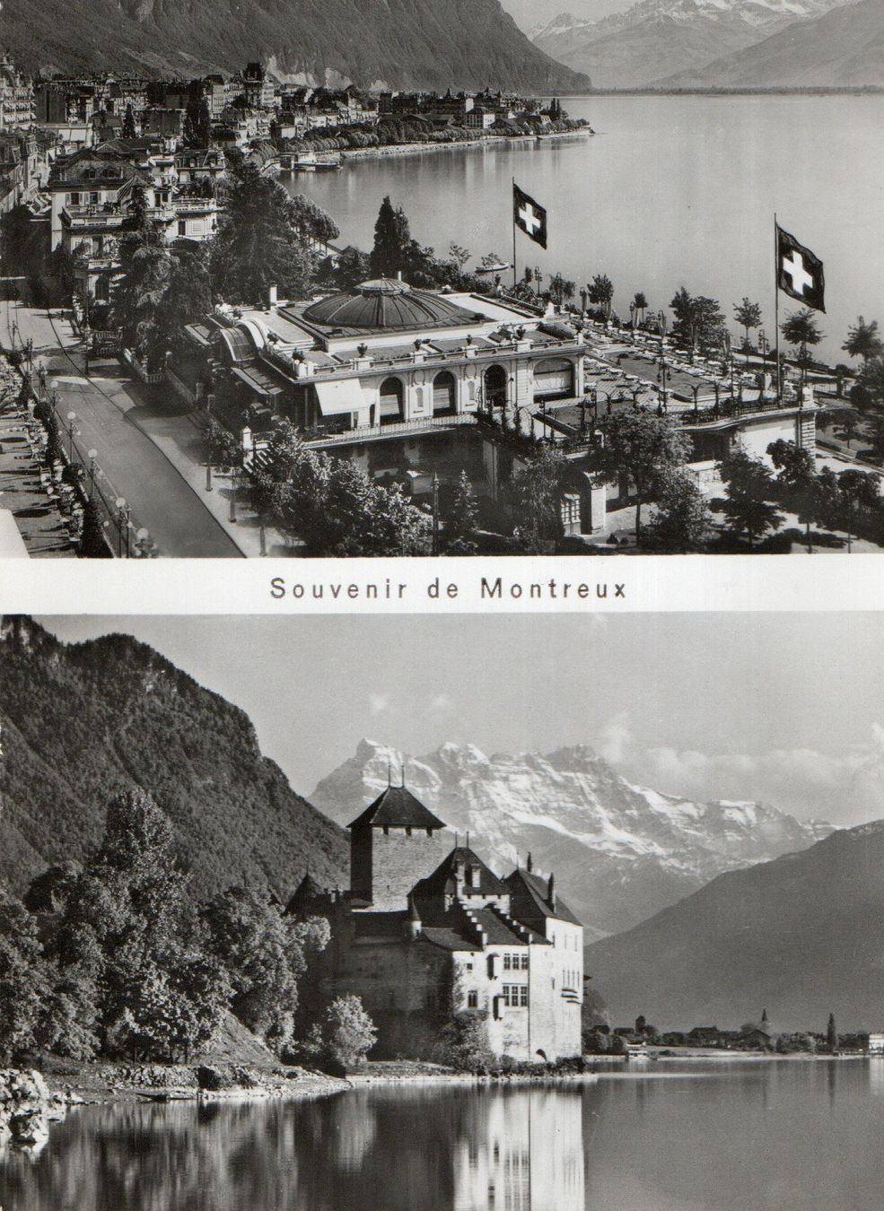 Cartoline postali: Souvenir de Montreux – Usato da Melano venduto da pisonsdro