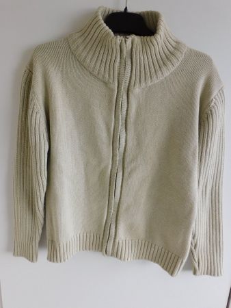 Strickjacke/Cardigan von «alive», Gr. 128, beige