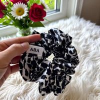 Scrunchie Seide - Leopard - Haargummi Seide - Neu!
