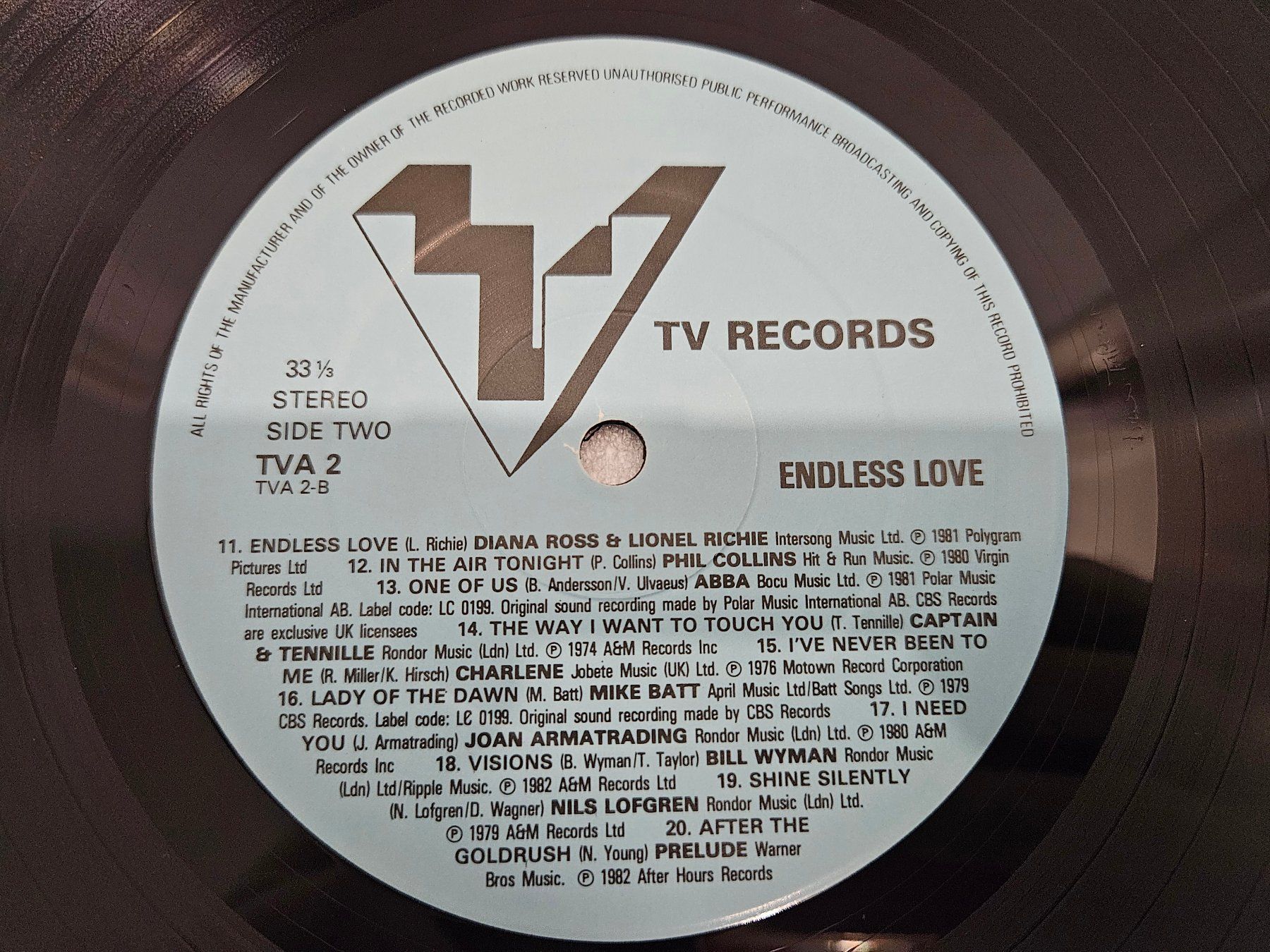 Dischi in vinile: Endless Love (LP, Pop) – Usato da Uster venduto da Vinyl-Leidenschaft 4