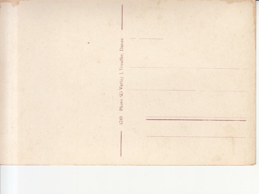 Ansichtskarten: Davos Parsennbahn ca. 1940 – Gebraucht aus Bürglen TG von StampGraf 1