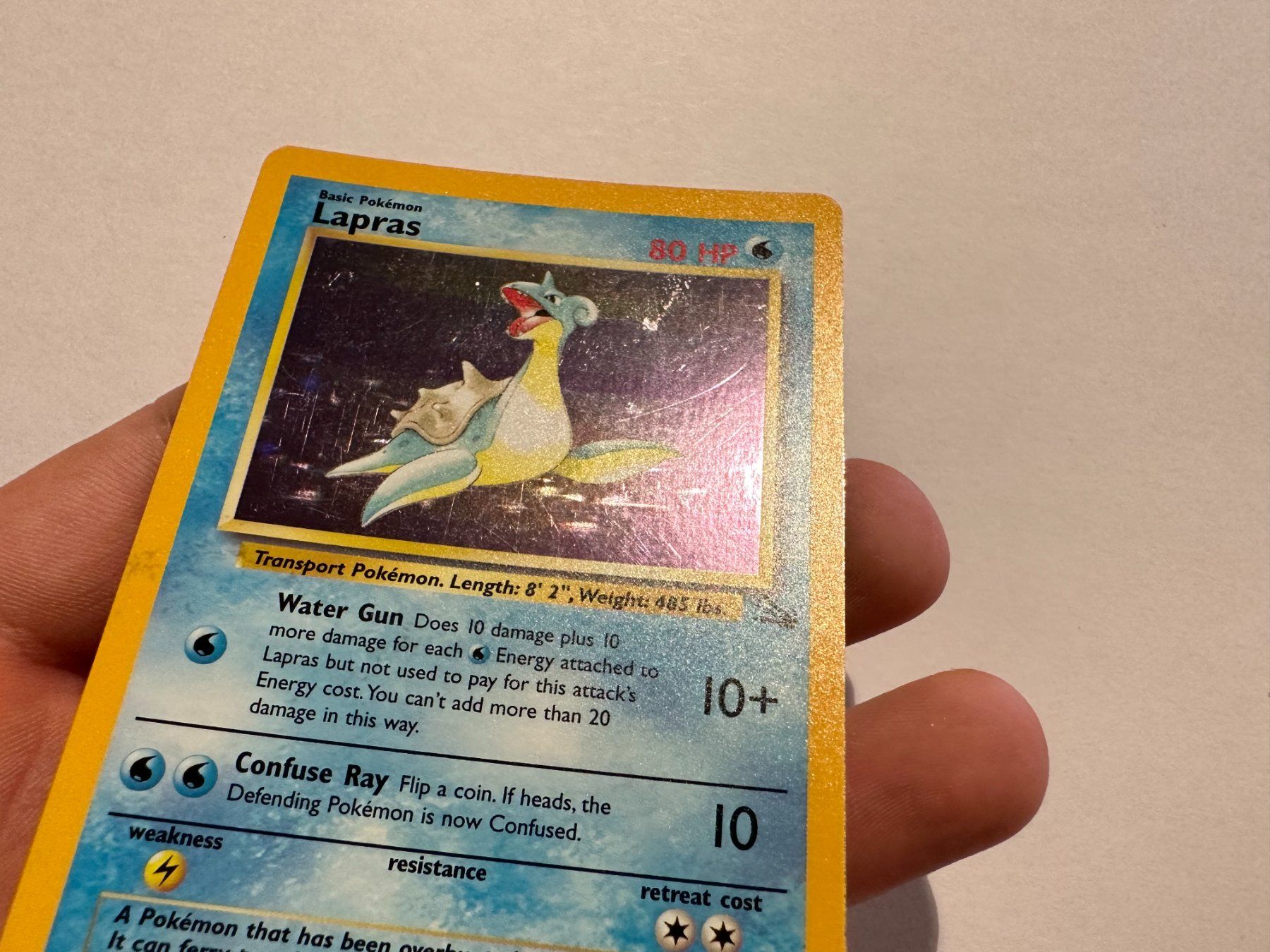 Pokémon Carte collezionabili: Lapras holo Fossil EN – Usato da Hagendorn venduto da Pokecollectorch 4