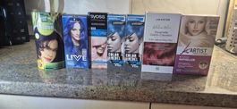 Haarfarben Mix: Blond, Rot, Blau, Schwarz – Herbst-Look!