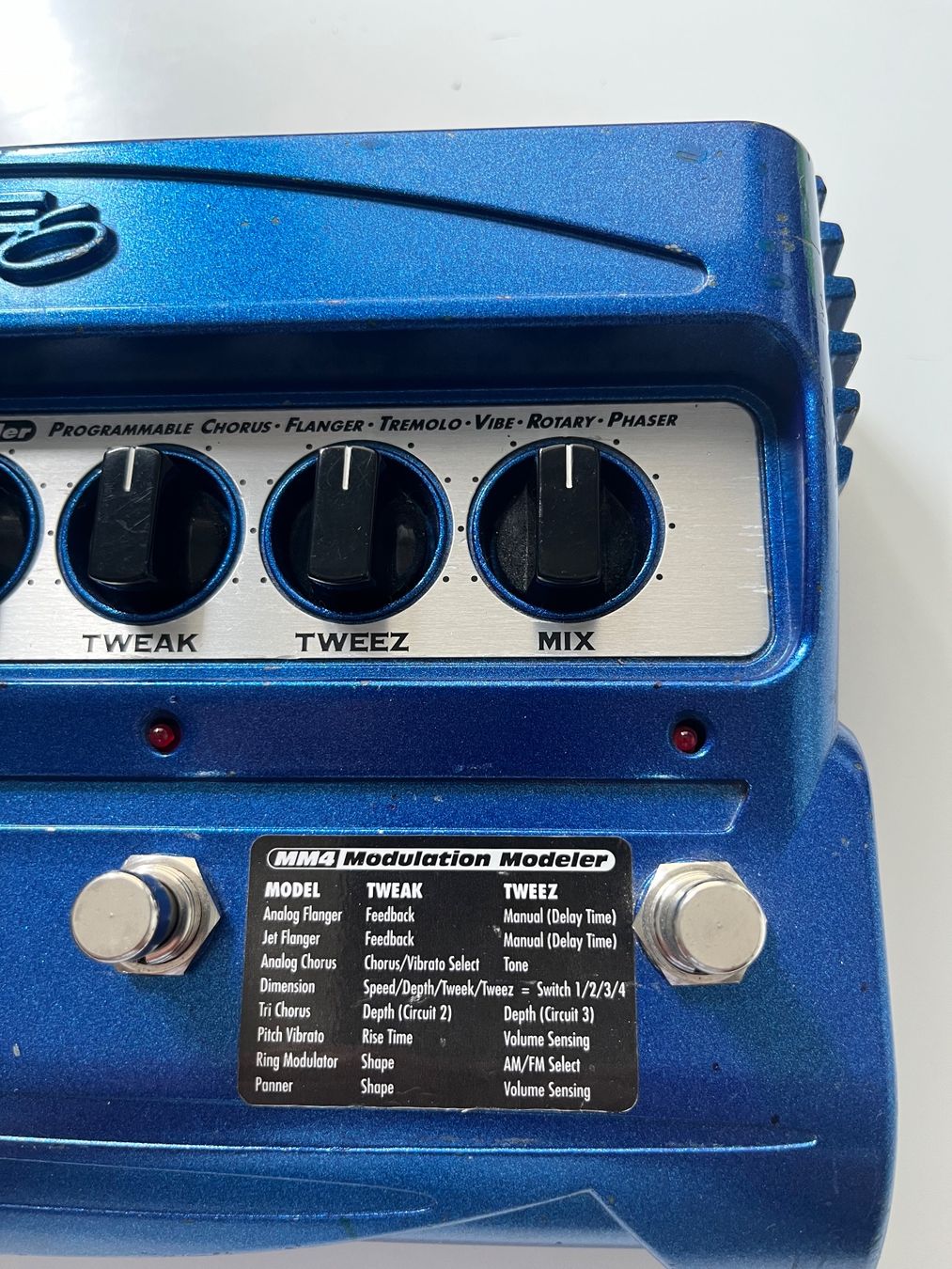 Line 6 Musikinstrumente: LINE 6 MM4 Modulation Modeller inks. original Netzteil – Gebraucht aus Hünenberg See von tonybee 2
