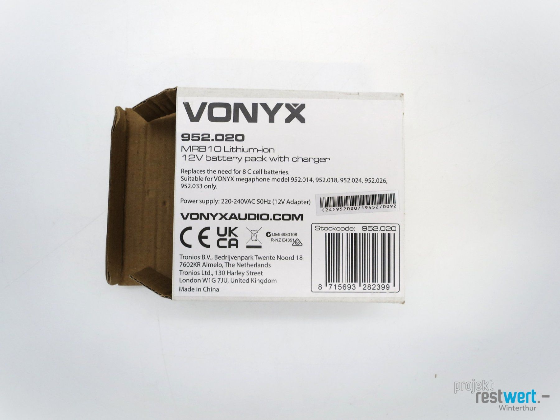 Batterie: VONYX Akku – Nuovo (secondo la descrizione) da Winterthur venduto da Restwert_Winterthur 3