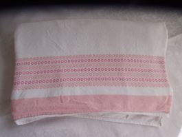 Barchent Betttuch aus Omas Zeiten Vintage 160 cm x 220 cm
