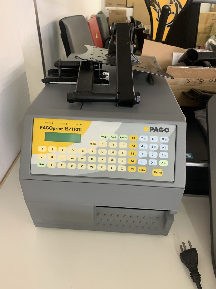 Stampanti: PAGOprint 15/110Ti Drucksystem gebraucht – Nuovo (secondo la descrizione) da Wil SG venduto da Dani-s-Brocki