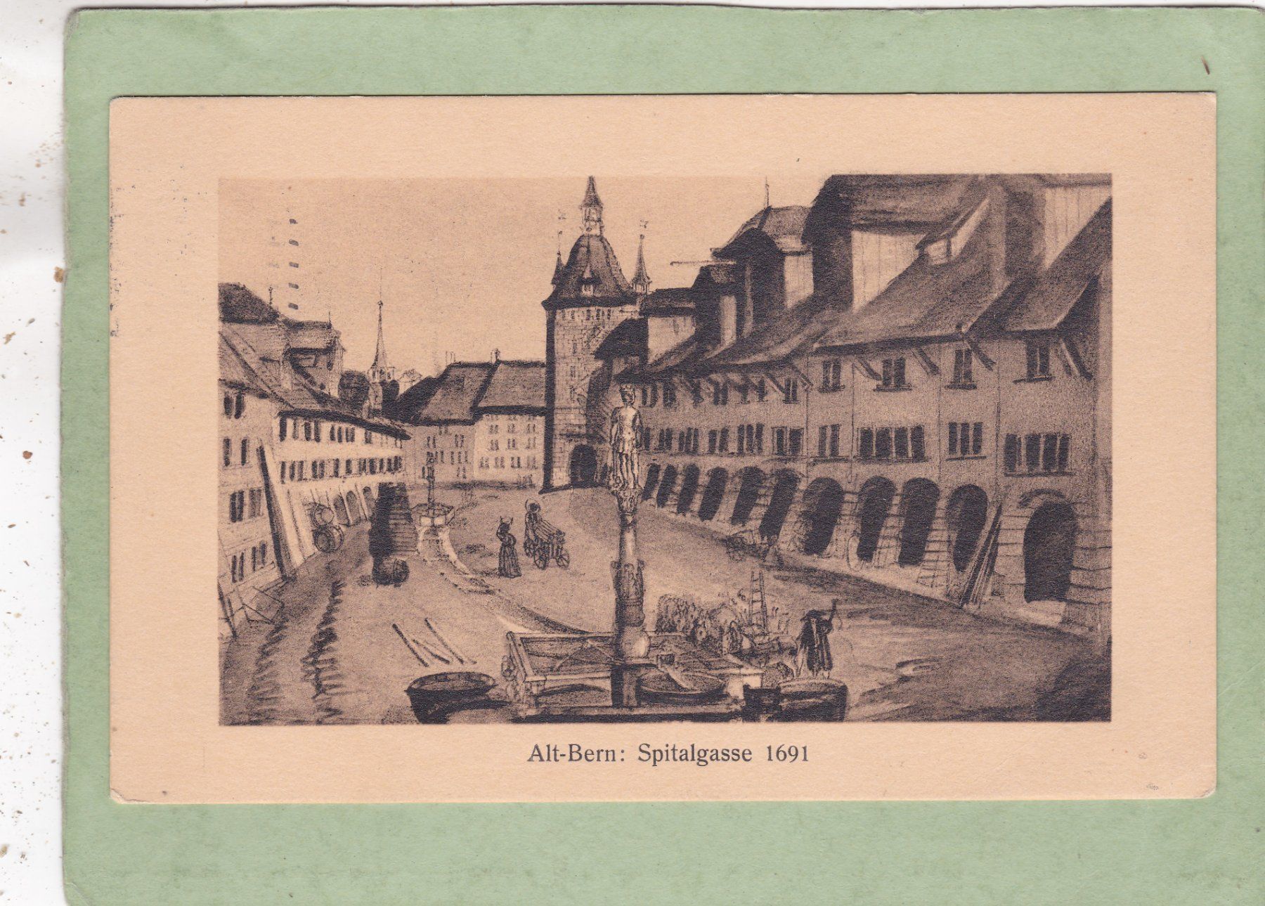 Ansichtskarten: Alt Bern Spitalgasse 1912 – Gebraucht aus Herisau von Lisegrat2008