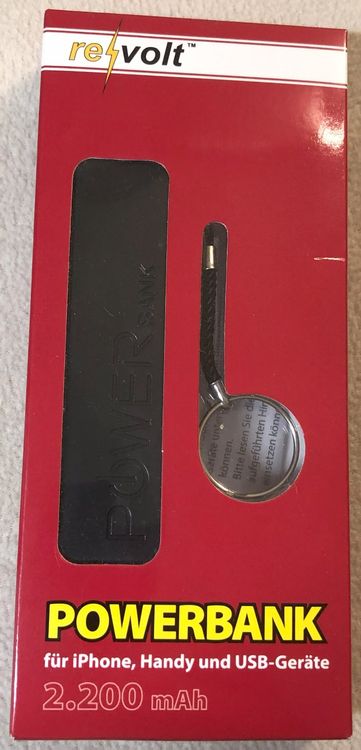 revolt Powerbank 2.200 mAh - NEU/OVP (Neu und originalverpackt) in für ...