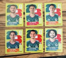 Panini Sticker Fussball Mexico WM 2026 6er Set