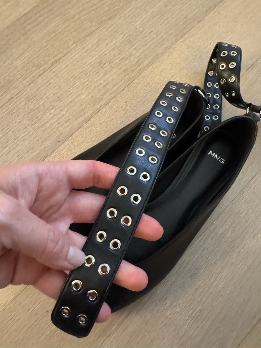 Mango Damenschuhe: Schwarze Ballerinas Mango Gr. 39  – Gebraucht aus Othmarsingen von Paucaverba 3