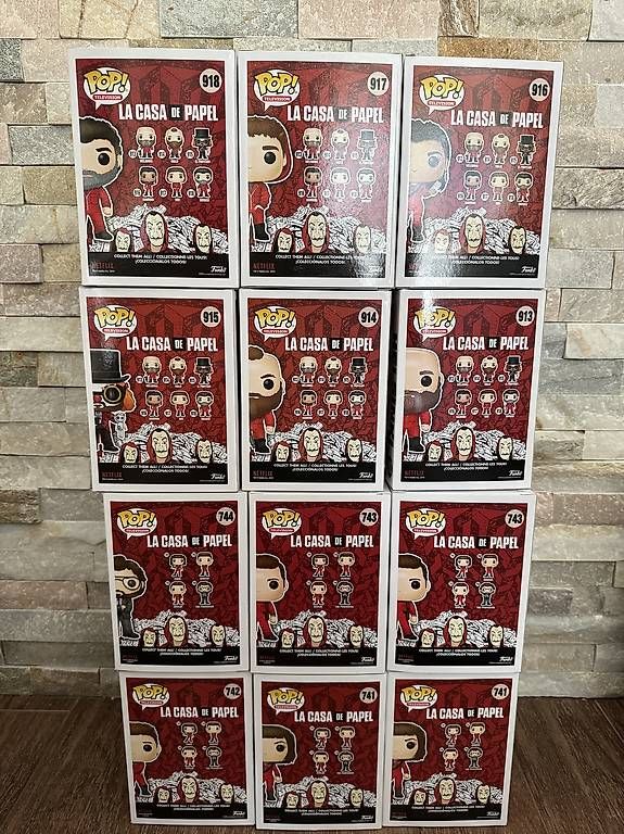 Figurines: Funko Pop La Casa Del Papel full set – D'occasion à villa luganese par Massimo123456 1