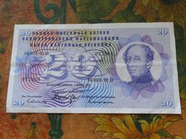 SUISSE  20  Francs  1973  (2988)  Billet