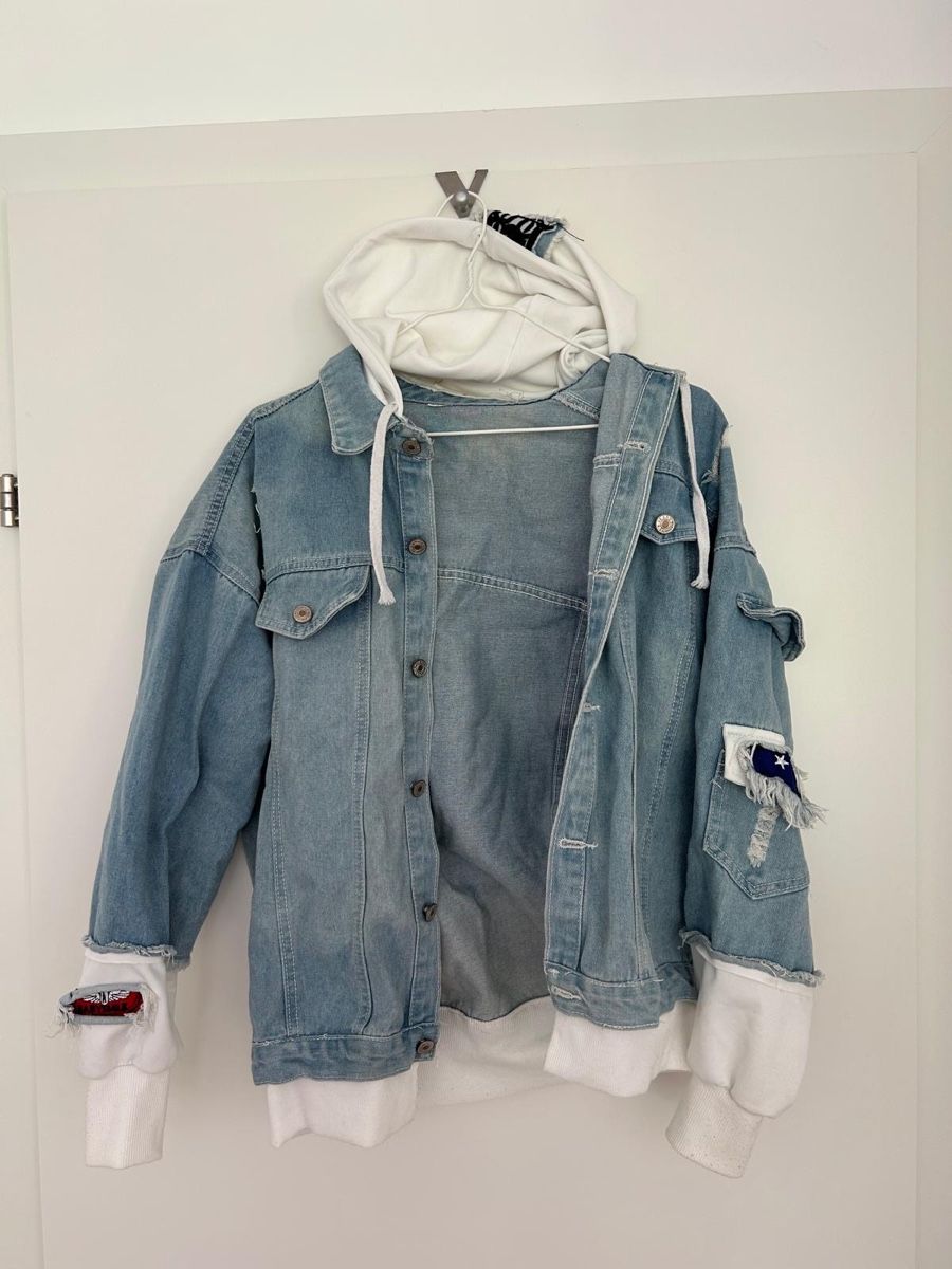 Jacken: Lässige Jeansjacke mit Kapuze   – Gebraucht aus Bühler von kammera2002 2