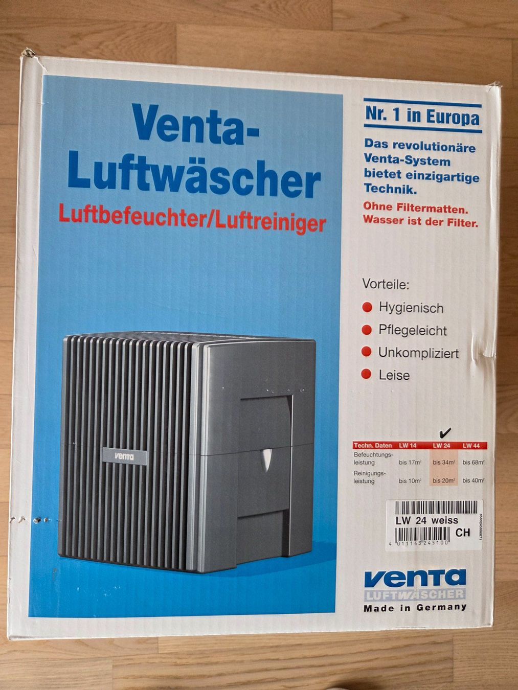 Venta Purificatori d'aria: Venta Luftwäscher LW 24 weiss – Usato da Münchenbuchsee venduto da mon_9lgh