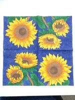 NEU Serviette Sonnenblume 🌻 Blume Herbst