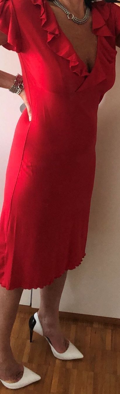 Vestiti: KLEID Sommerkleid Rot – Nuovo (secondo la descrizione) da Adliswil venduto da Majeska 3